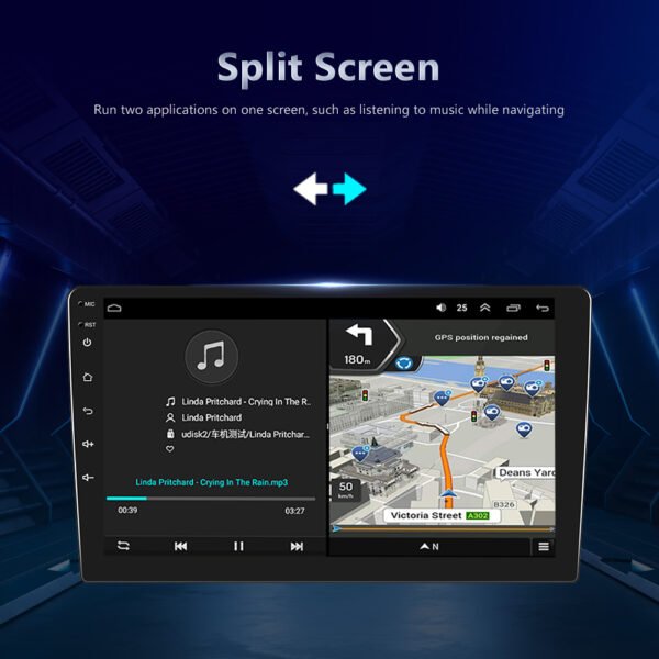 Navigatie Android 12, 4GB RAM 64GB ROM Ecran 10inch Carplay & Android auto Asistent virtual Dedicata VW Passat CC / B7 - imagine 13