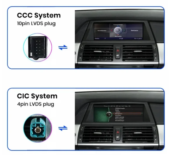 Navigatie Android BMW X5 E70 X6 E71, CCC, 13, 8 core, 8GB RAM 128GB ROM Ecran 12.3 inch Carplay & Android auto - imagine 15