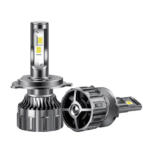 Set 2 x Becuri LED H4 din aluminiu 40000LM 6000K 8V-19V 68W