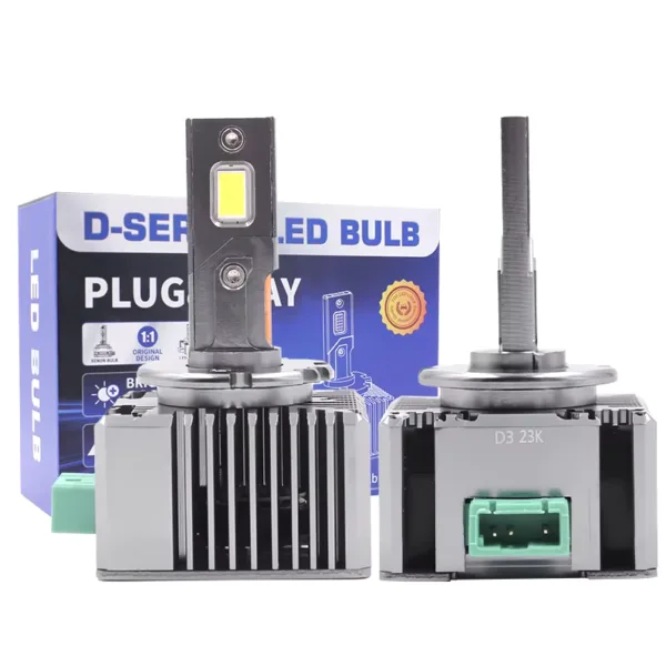 Set 2 Becuri LED D3S Far Auto CANBUS Fara Eroare PLUG & PLAY 90W 20000LM 6000K Alb Rece
