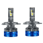 Set 2 x Becuri LED H4 din aluminiu 50000LM 6000K 8V-19V 160W