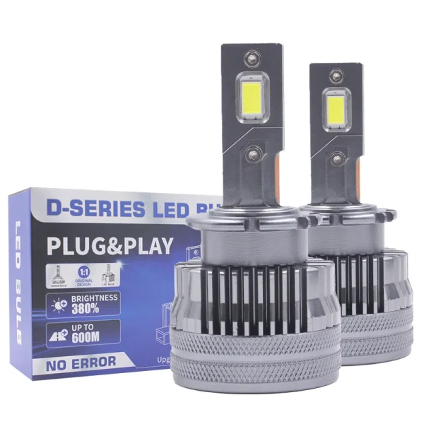 Set 2 Becuri LED D2S Far Auto CANBUS Fara Eroare PLUG & PLAY 90W 20000LM 6000K Alb Rece