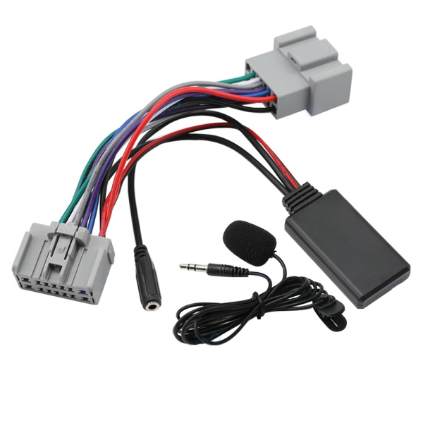 Adaptor Modul Bluetooth AUX IN Handsfree Microfon Volvo S40 V40 V50 V70 S60 S70 S80 C30 C70 XC70 XC90 - imagine 4