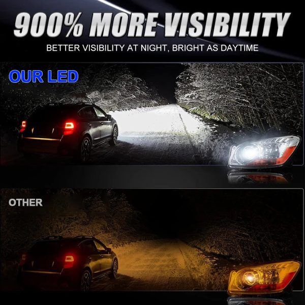Set 2 Becuri LED D1S auto cu 4 fete 360 de grad, CANBUS Fara Eroare, 70W, 13000LM 6000K Alb Rece - imagine 13
