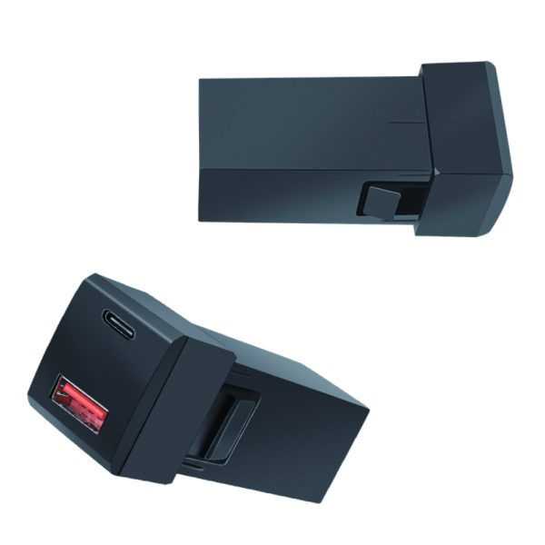 Încărcător Auto dual tip priza 12V/24V 48W, 2 Porturi USB, 1 x USB-C si 1 x USB-A, Indicator Afișaj Digital Voltaj - imagine 5