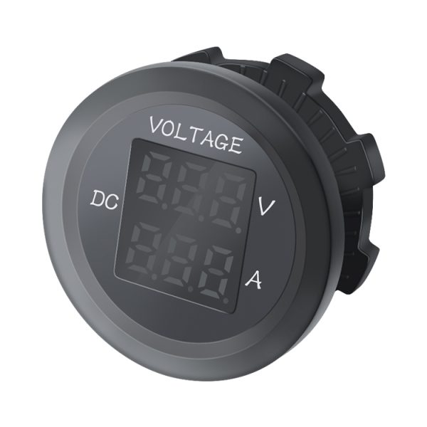 Ampermetru si Voltmetru, Panou digital auto cu afisare numerica volti si amperi, Indicator de voltaj si amperaj LED - imagine 5
