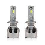 Set 2 Becuri LED H7, LuxCore C60 +700% 120w Plug & Play Canbus