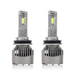 Set 2 Becuri LED H8 H9 H11, LuxCore C60 +700% 120w Plug & Play Canbus