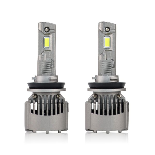 Set 2 Becuri LED H8 H9 H11, LuxCore C60 +700% 120w Plug & Play Canbus