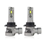 Set 2 Becuri LED 9012 HIR2, LuxCore M1 +500% Plug & Play Canbus