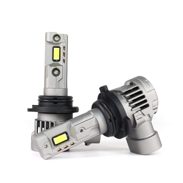 Set 2 Becuri LED 9012 HIR2, LuxCore M1 +500% Plug & Play Canbus - imagine 4