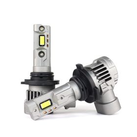 Set 2 Becuri LED 9005 HB3, LuxCore M1 +500% Plug & Play Canbus