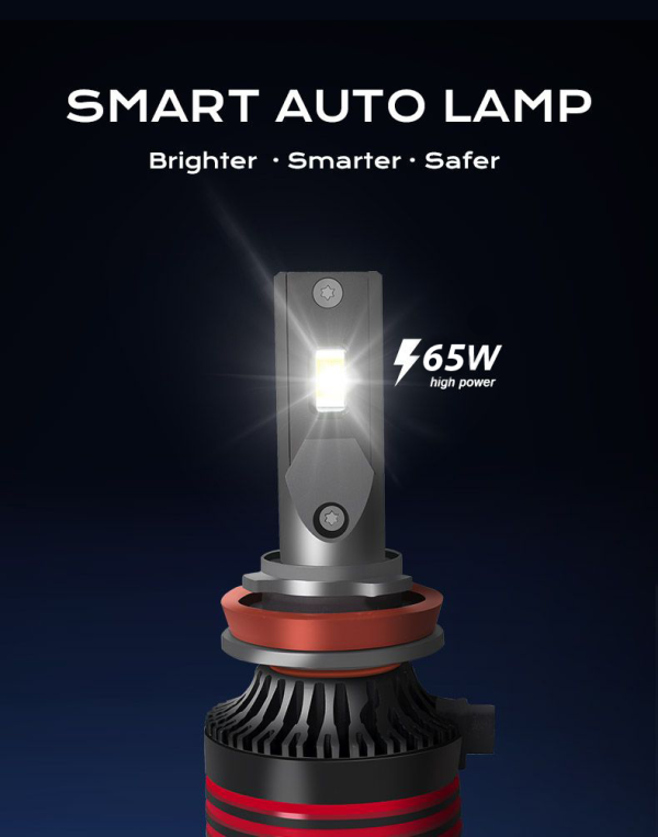 Set 2 becuri LED H7 CANBUS Auto M10PRO 6500K 24000 lumeni 130W - imagine 2