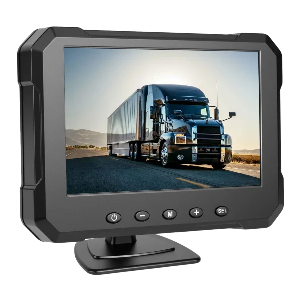Set Kit Camera Marsarier pentru Placuta de Inmatriculare si Monitor de 5.0 inch, Conexiune FIR 8M, Alimentare Bricheta sau Directa - imagine 2