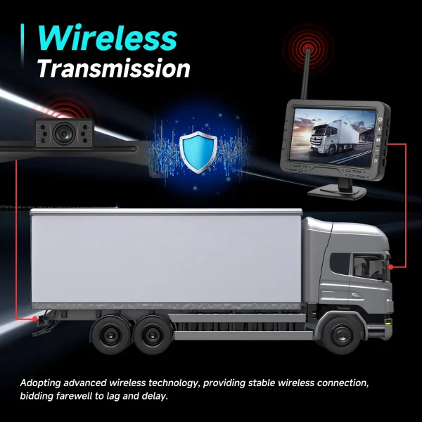 Set Kit Camera Wireless Marsarier pentru Placuta de Inmatriculare si Monitor TN de 4.3 inch, Alimentare Bricheta - imagine 3